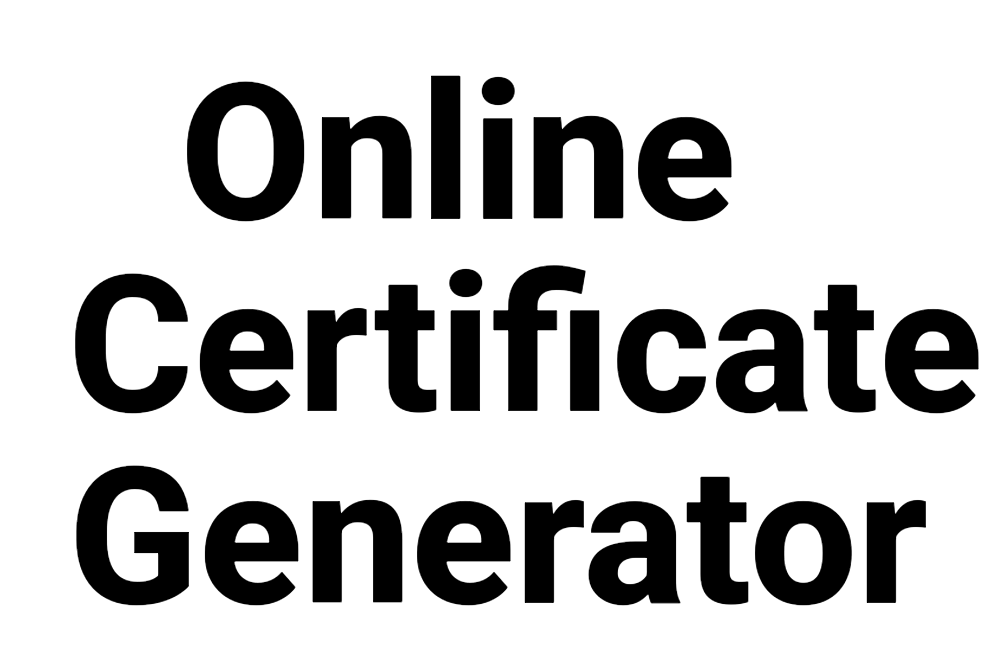 موقع Online Certificate Generator لإنشاء الشهادات اون لاين