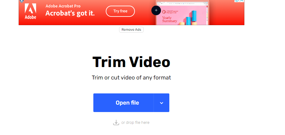موقع online video cutter لقص ملفات الفيديو أون لاين