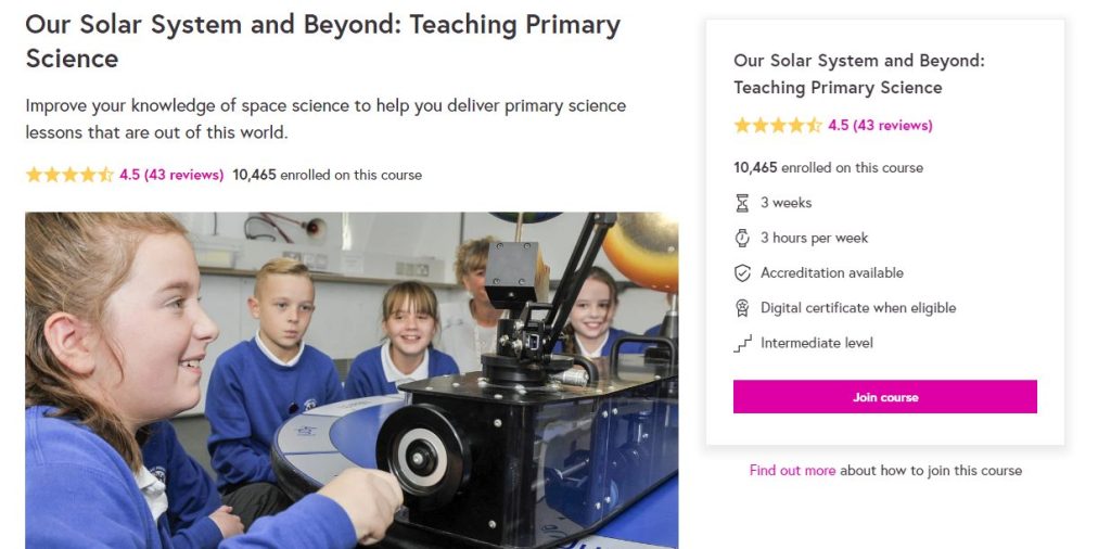 دورة Our Solar System and Beyond 