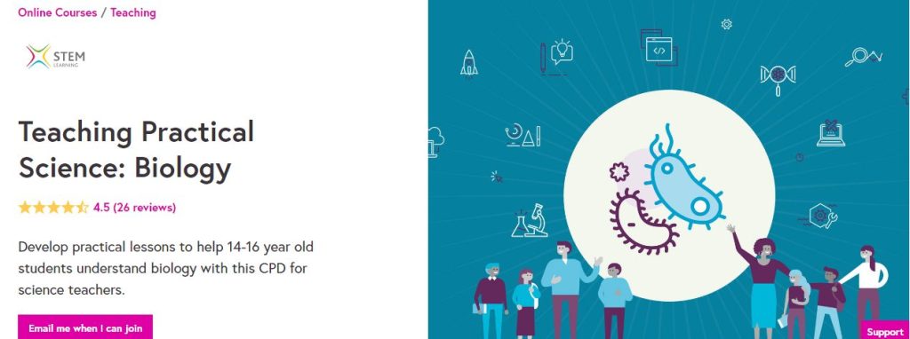 دورة Teaching Practical Science: Biology