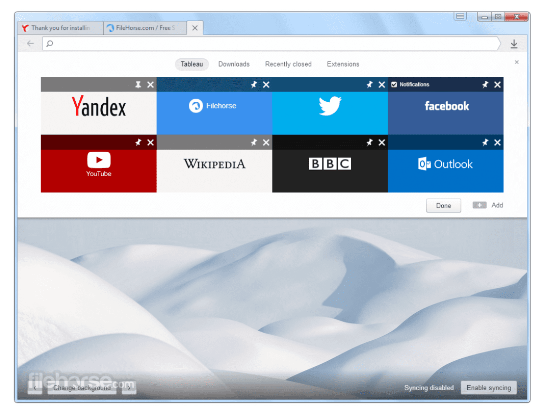 متصفح Yandex Browser من بدائل متصفح Tor