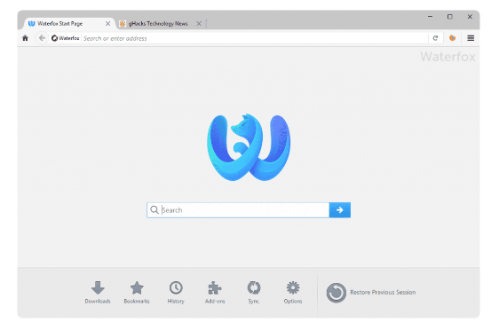 متصفح Waterfox