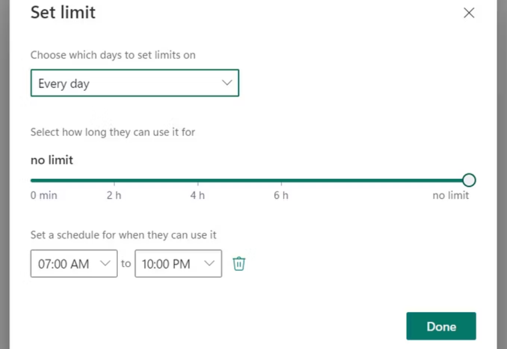 تحديد الألعاب من خاصية الرقابة الأبوية