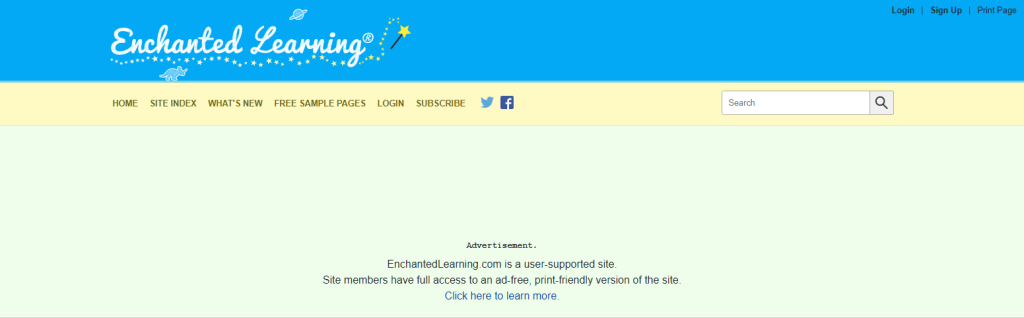 موقع Enchanted learning