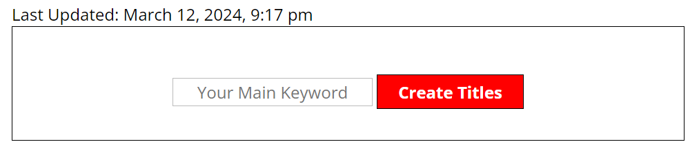 توليد العناوين