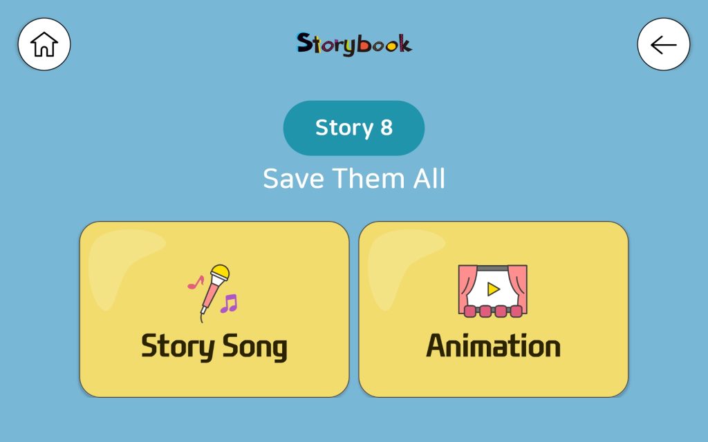 Story book في المستوى الثاني من تطبيق انجلش ڤِل