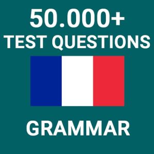 تطبيق French Grammar Test لاختبار مستواك في قواعد اللغة الفرنسية 