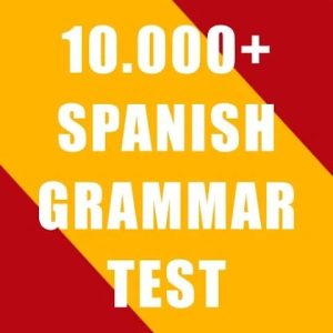 تطبيق Spanish Grammar Test لاختبار مستواك في قواعد اللغة الإسبانية 