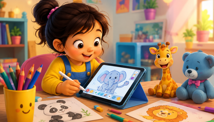 أفضل 6 تطبيقات لتعليم رسم الحيوانات للأطفال للاندرويد!