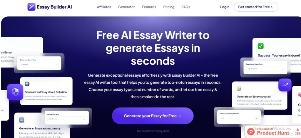 موقع essay builder