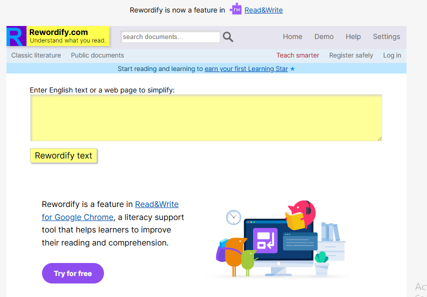 موقع Rewordify