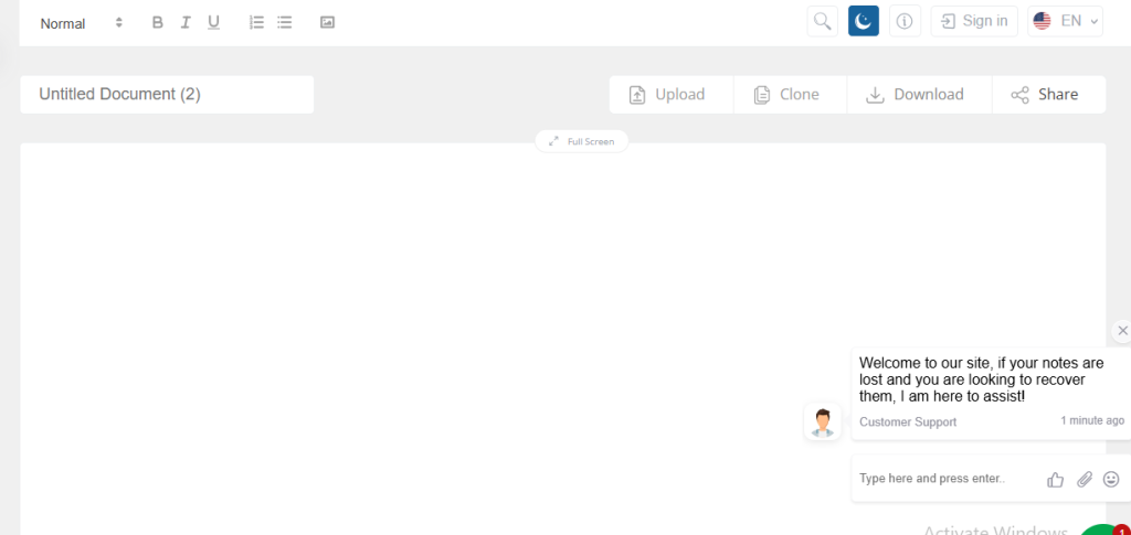 موقع online notepad