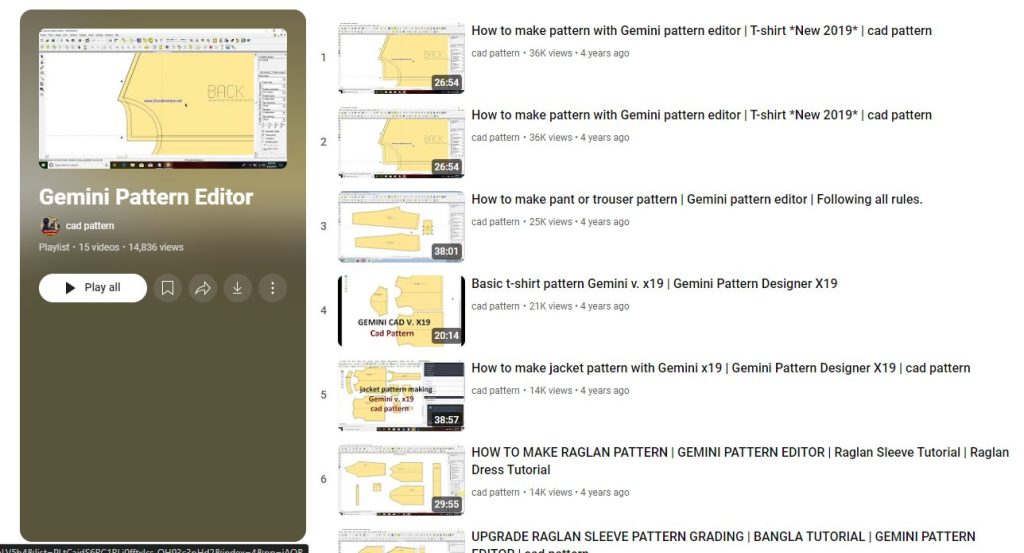 دورة Gemini Pattern Editor