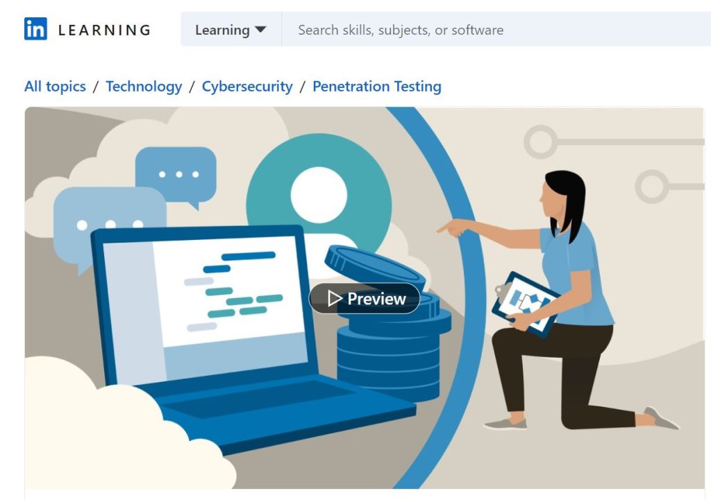 دورة Penetration Testing Essential Training  