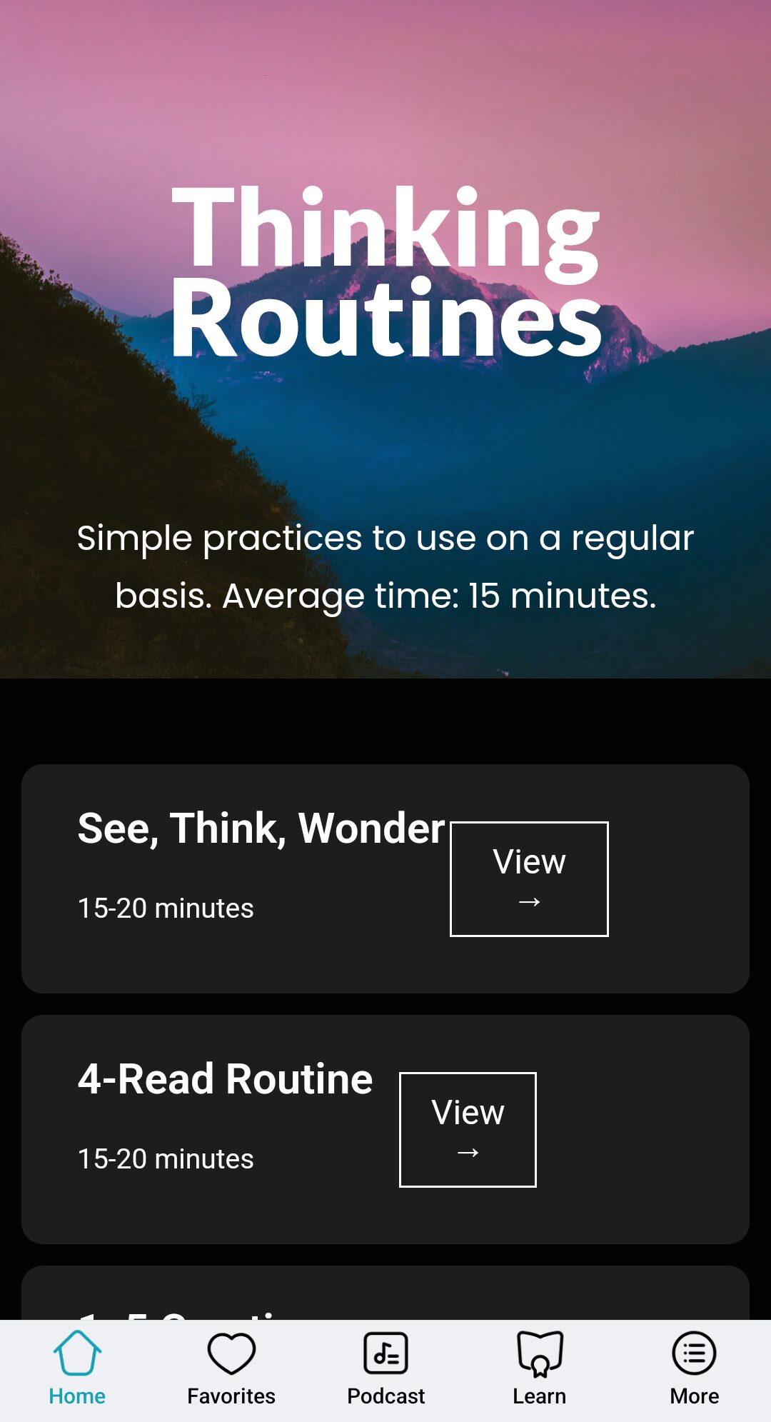 روتين التفكير النقدي