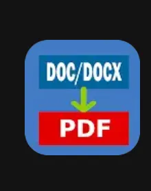 تطبيق DOCX to PDF Converter لتحويل الوورد إلى PDF