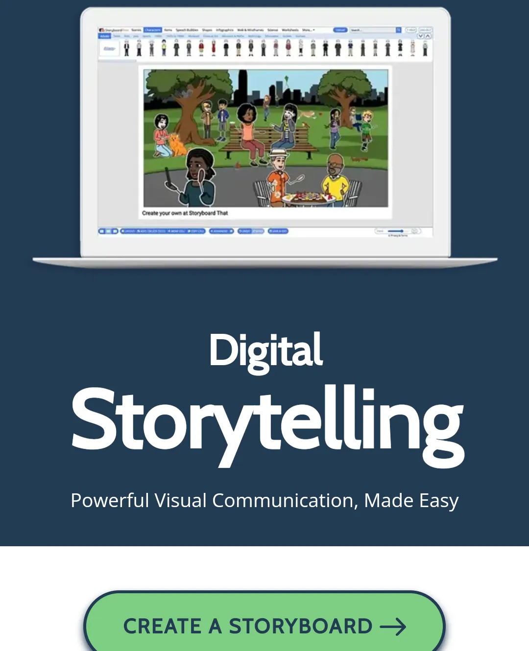موقع Storyboard That لإنشاء القصص المصورة