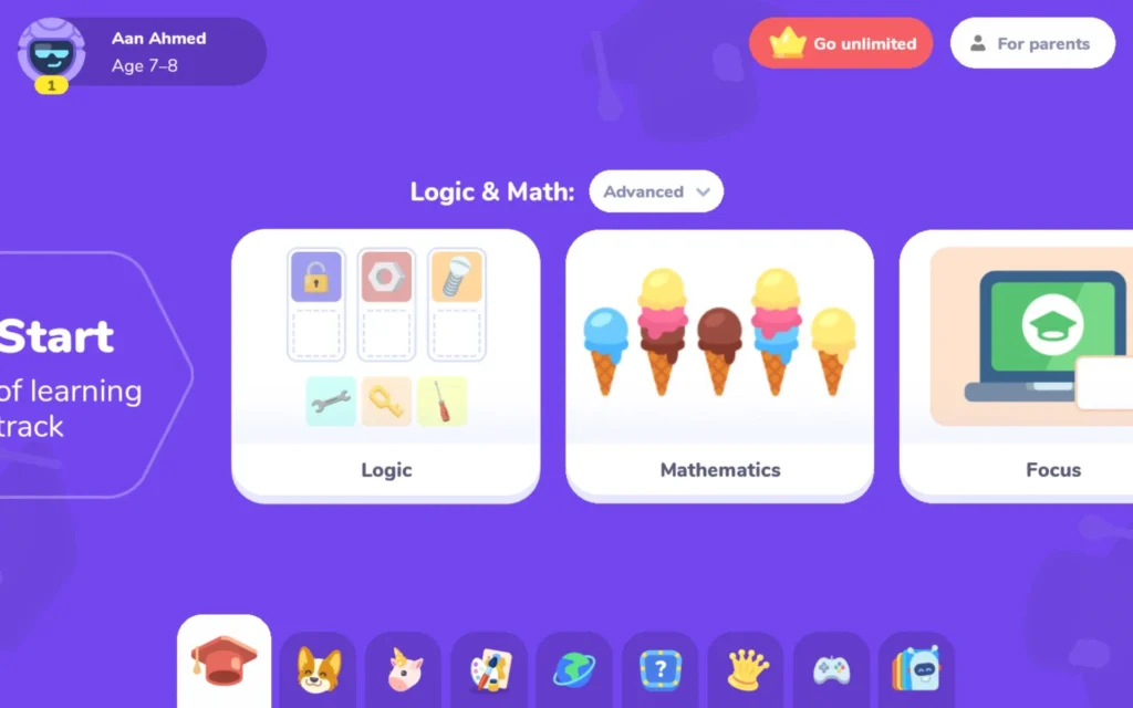المستوى المتقدم في تطبيق لوجيك لايك